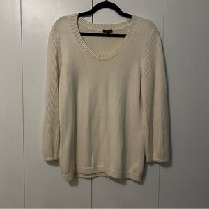 Cream Talbots Sweater